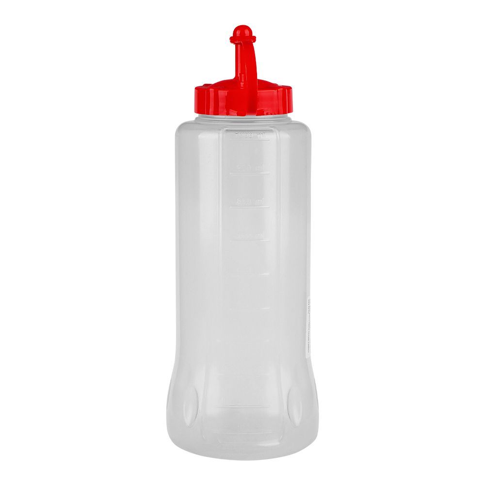 Lion Star Plastic Bistro Sauce Keeper, 1000ml, Red, TS-51 - Image 2