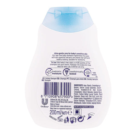 Dove Baby Shampoo, Rich Moisture, 200ml - Image 2