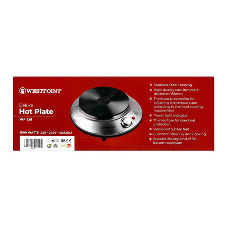 West Point Deluxe Hot Plate, WF-281 - Image 4