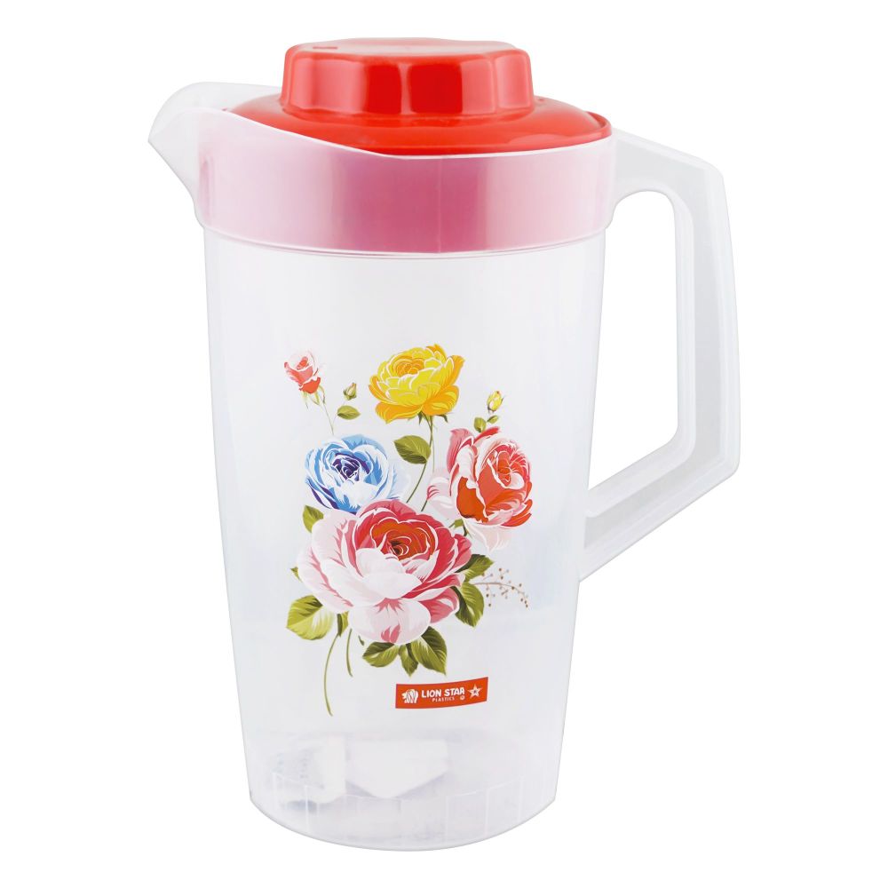 Lion Star Water Jug, 2000ml, Red, K-5 - Main Image