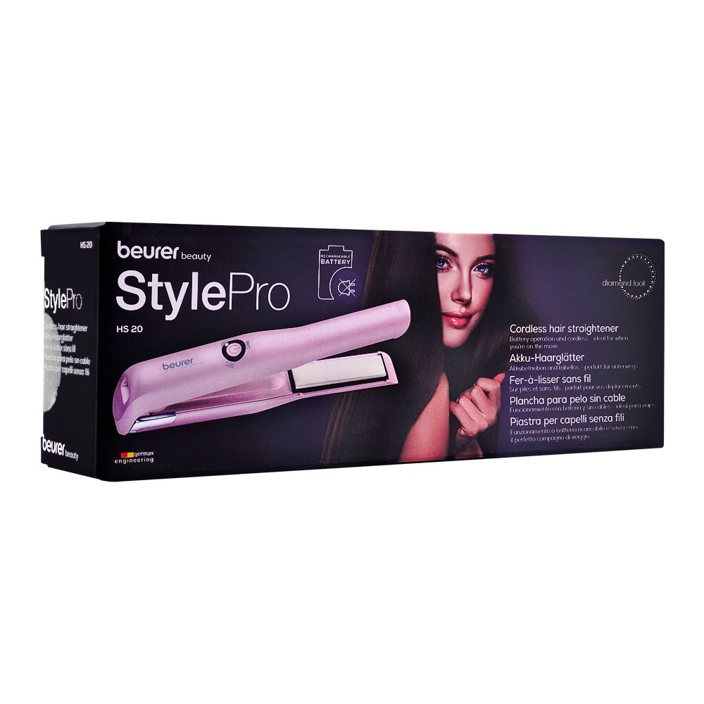 Beurer Style Pro Cordless Hair Straightener, HS20 - Image 3