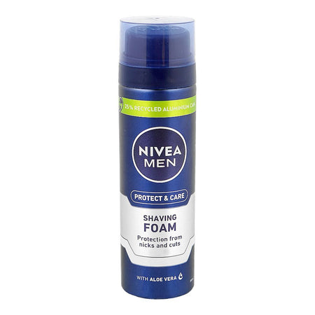 Nivea Men Protect & Care With Aloe Vera Shaving Foam, 200ml - Main Image