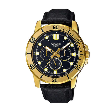 Casio Men's Band Chronograph Watch, MTP-VD300GL-1EUDF - Main Image