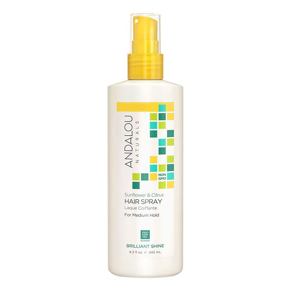 Andalou Sunflower & Citrus Medium Hold Hair Spray, 242ml - Main Image