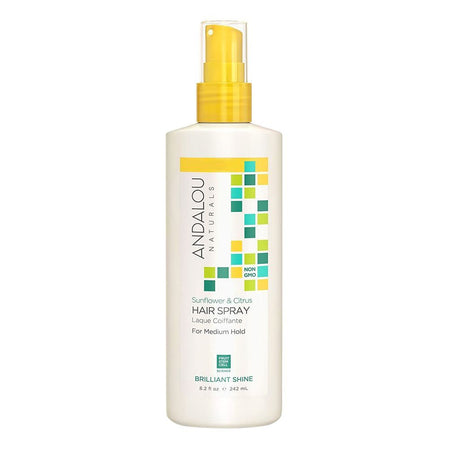 Andalou Sunflower & Citrus Medium Hold Hair Spray, 242ml - Main Image