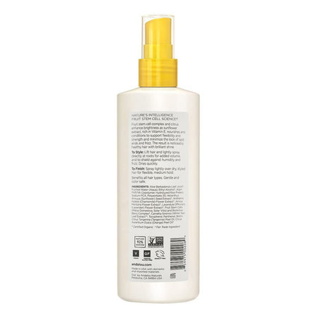 Andalou Sunflower & Citrus Medium Hold Hair Spray, 242ml - Image 2