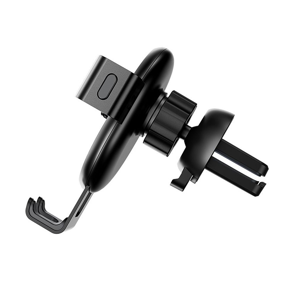 Hoco CA56 Metal Armour Air Outlet Gravity Care Mobile Holder, Black Silver - Image 3