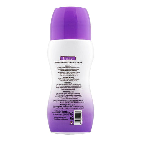 Ossum Desire Deodorant Roll On, For Women, 50ml - Image 2