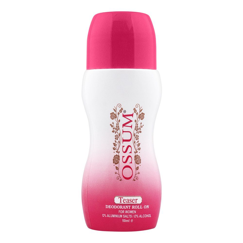 Ossum Teaser Deodorant Roll On, For Women, 50ml - Main Image