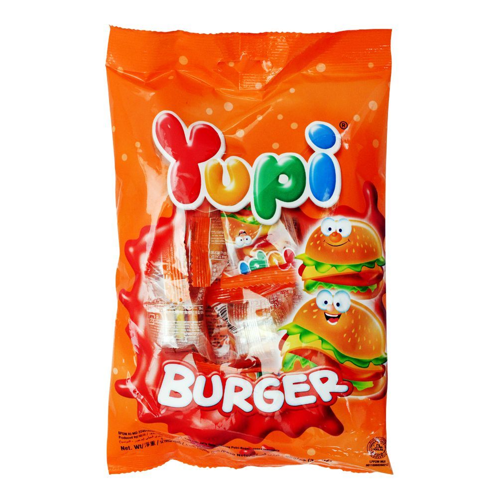 Yupi Gummi Burger, Pouch, 96g - Main Image