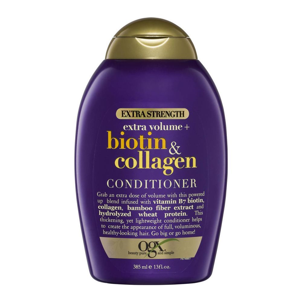 OGX Extra Volume+ Biotin & Collagen Conditioner 385ml - Main Image