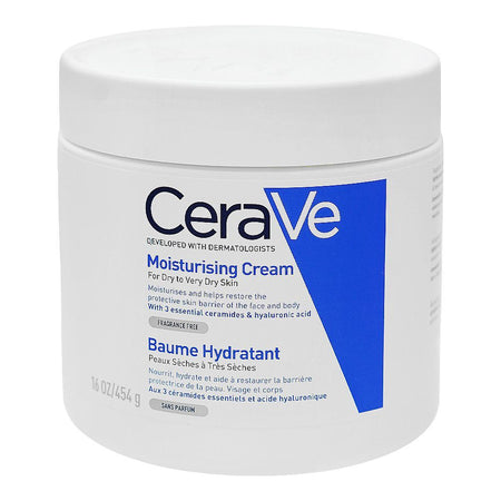 CeraVe Moisturizing Face and Body Cream with Hyaluronic Acid and Ceramides - Main Image