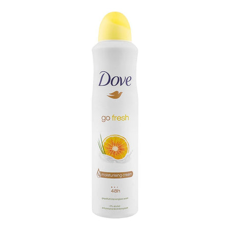 Dove Go Fresh Grapefruit & Lemongrass Scent Women Deodorant Spray, 250ml - Main Image