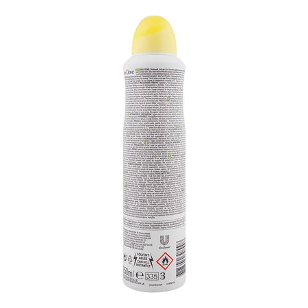 Dove Go Fresh Grapefruit & Lemongrass Scent Women Deodorant Spray, 250ml - Image 2