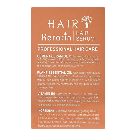 Keratin Nutrition Keratin Moisturizing & Smooth Hair Serum, Vitamin B5, Cement Ceramide, For Damaged Hair, 80ml - Image 4