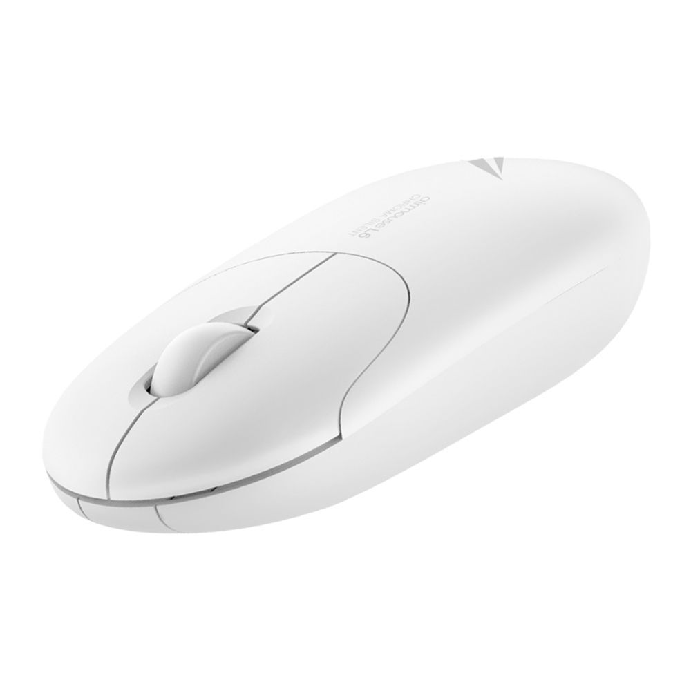 Alcatroz Airmouse L6 Chroma Silent Rechargeable Wireless Mouse, White - Main Image