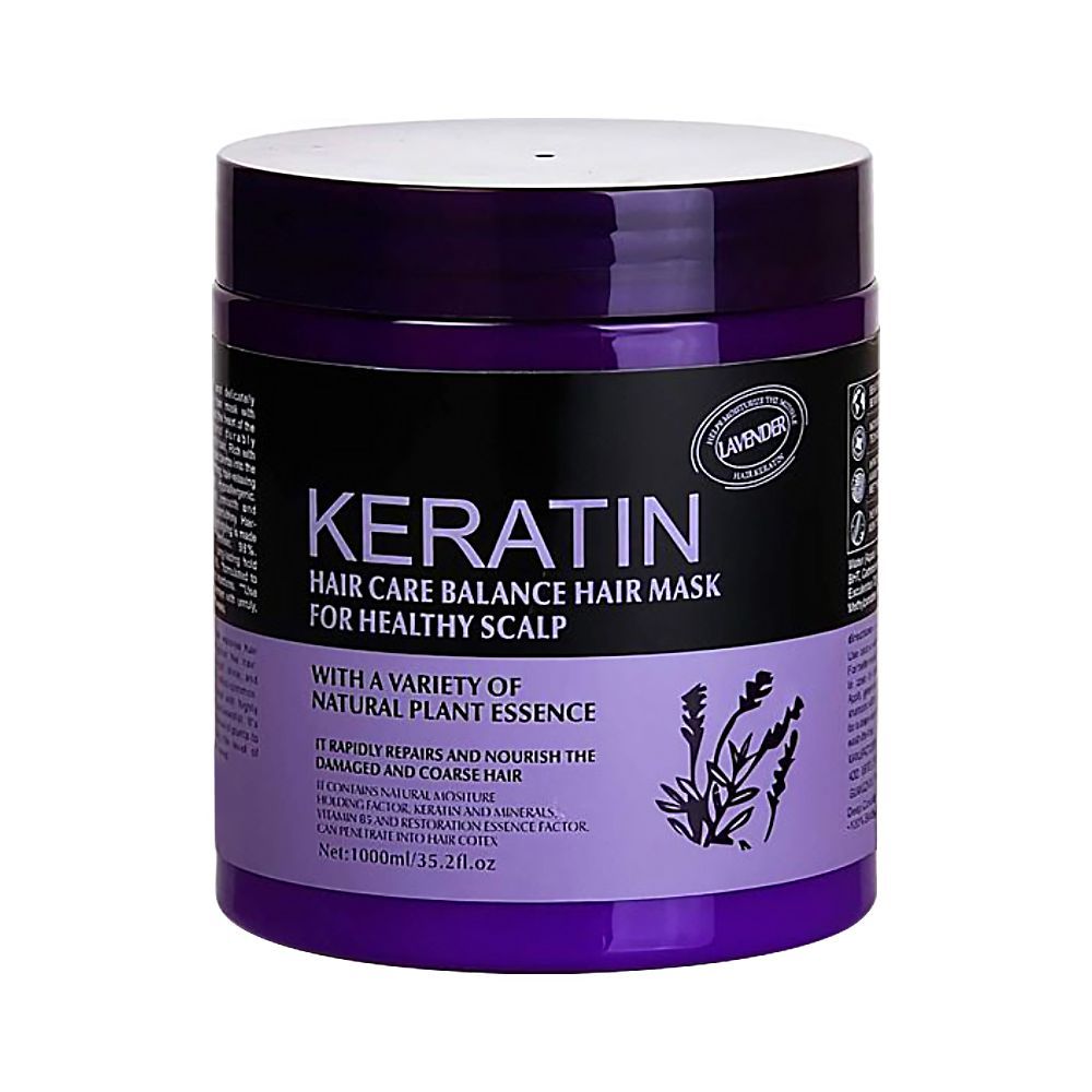 Keratin Hair Care Balance Lavender Hair Mask, 1000ml - Image 2