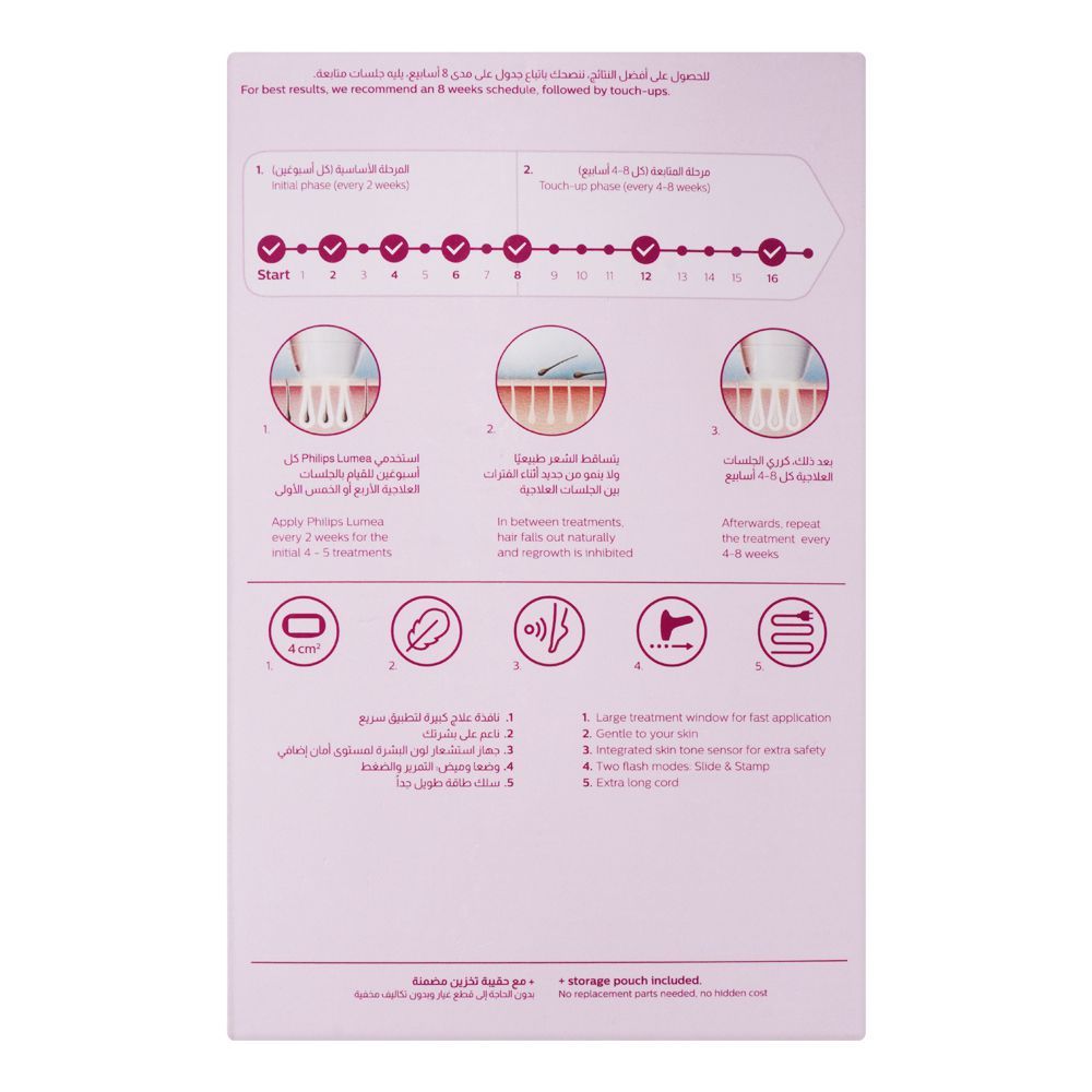 Philips Lumea Advanced Full Body & Face IPL Hair Removal Device, BRI921/60 - Image 8