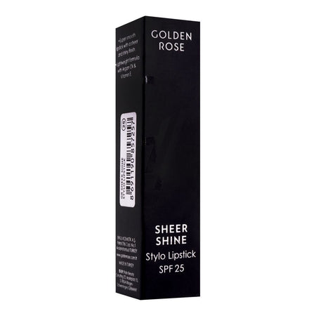 Golden Rose Sheer Shine SPF 25 Stylo Lipstick, 25 - Image 3