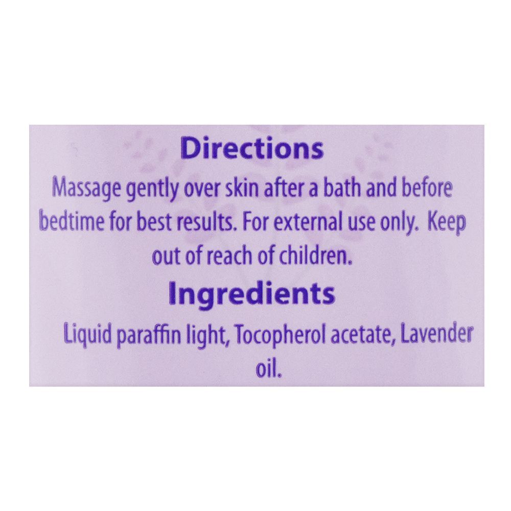 Nexton Sleep Time Baby Oil, Lavender, 125ml - Image 3