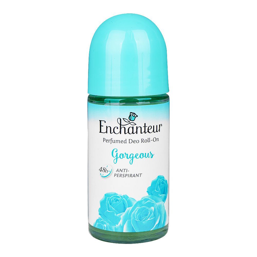 Enchanteur Gorgeous Perfumed Deodorant Roll On, Anti-Perspirant, 48 Hours Lasting, For Women, 50ml - Main Image