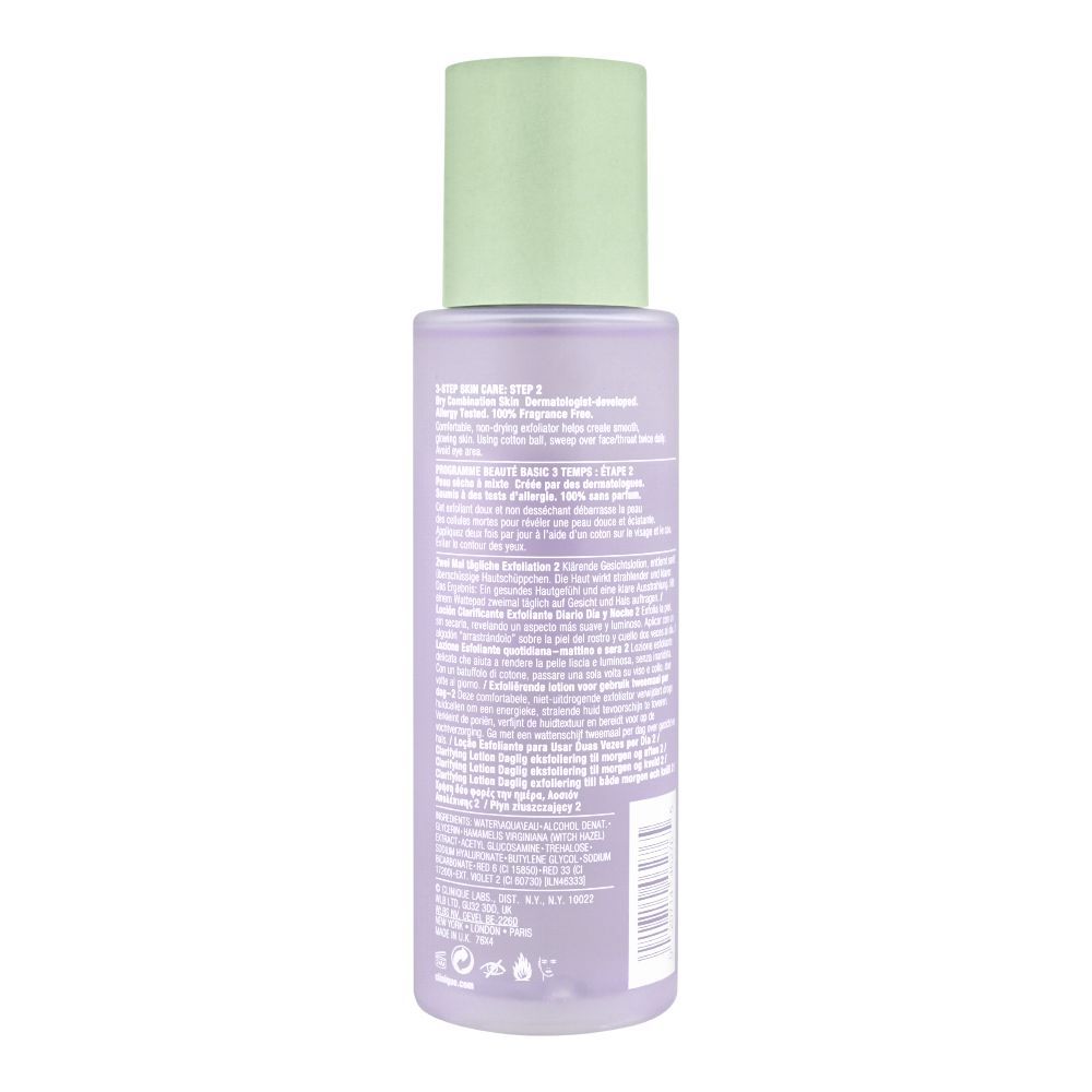 Clinique Clarifying Lotion 2, For Dry Combination Skin, 200ml - Image 2