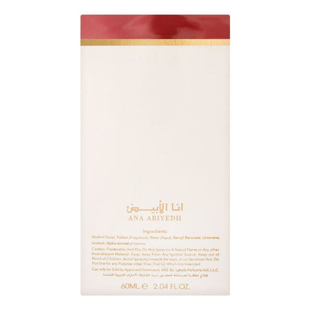 Lattafa Ana Abiyedh Rouge Eau De Parfum, Fragrance For Men & Women, 60ml - Image 3