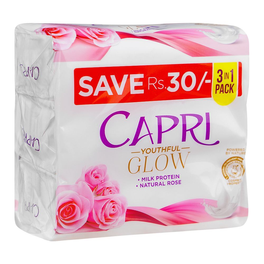 Capri Glow Rose Pink Soap, 3x150g - Main Image