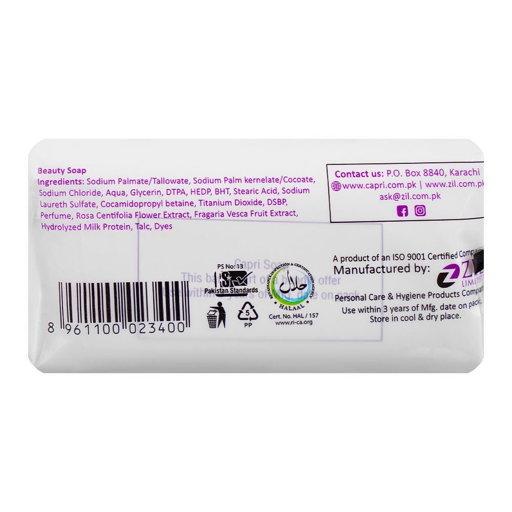 Capri Glow Rose Pink Soap, 3x150g - Image 3
