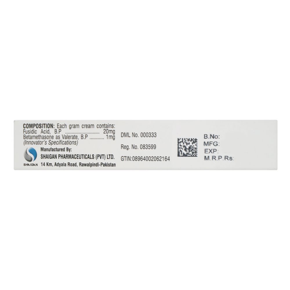 Shaigan Pharmaceuticals Fudic-B Cream, 15g - Image 3