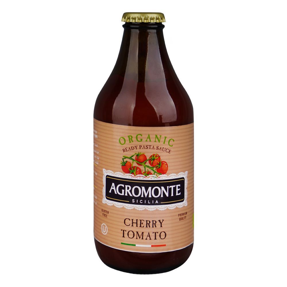 Agromonte Organic Red Cherry Tomato Sauce, Gluten Free, 330g - Main Image