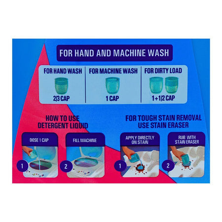 Surf Excel Liquid Detergent 3-In-1 Fabric Care, 1000ml - Image 3