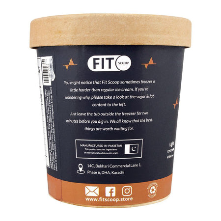 Fit Scoop Coffee & Nuts Light Ice Cream, 475ml - Image 2