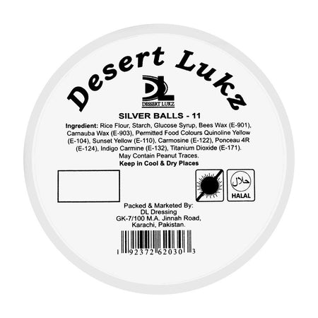 Dessert Lukz Silver Balls-11 Toppings, 100g - Image 2