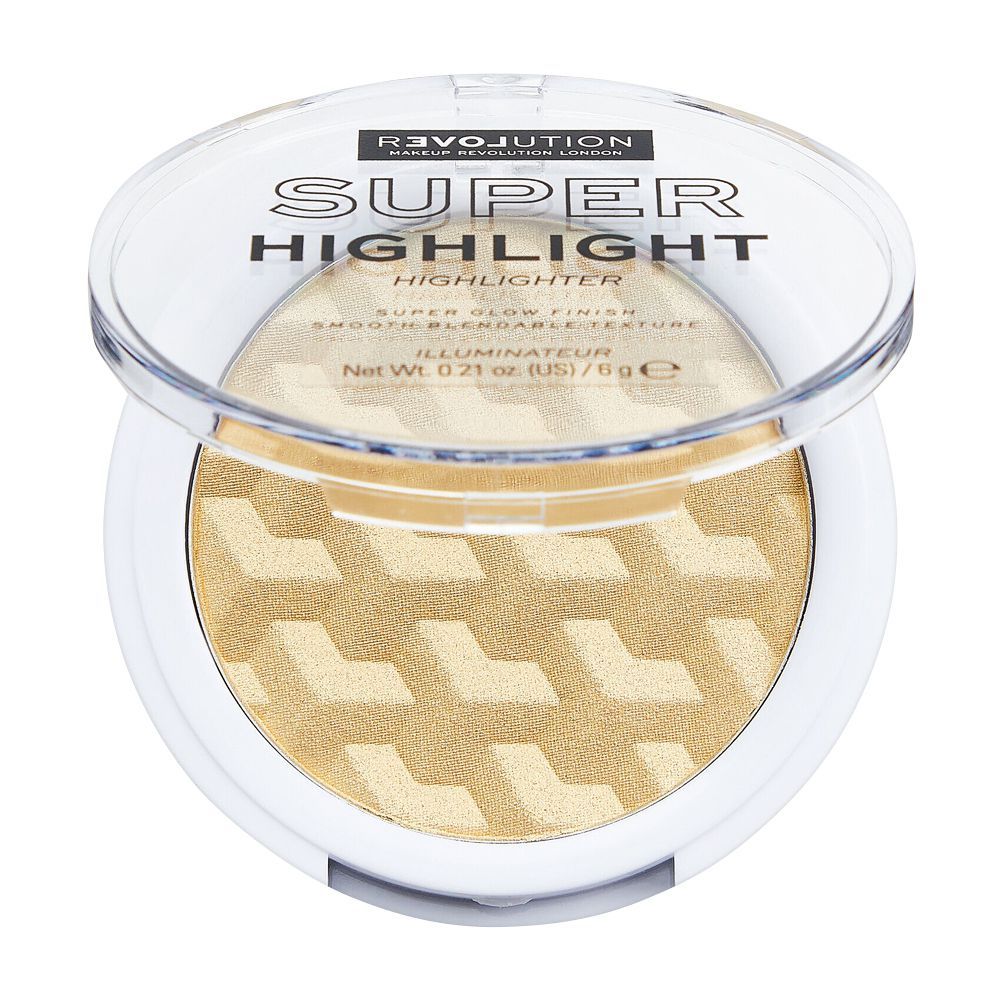 Makeup Revolution Relove Super Highlight Highlighter, Champagne - Image 2