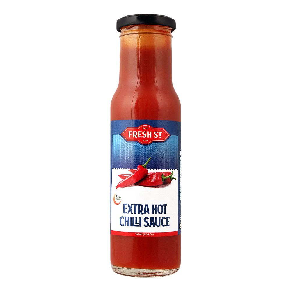 Fresh Street Extra Hot Chilli Sauce, 245ml - Main Image