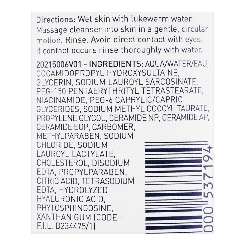 CeraVe Foaming Facial Cleanser, Normal To Oily Skin, 87ml - Image 3