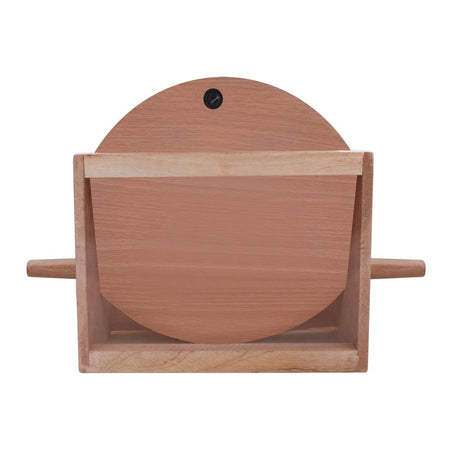 Amwares Mango Wood Round Board+Pin Roller With Stand LF.W, 11 Inches, 006003 - Image 2