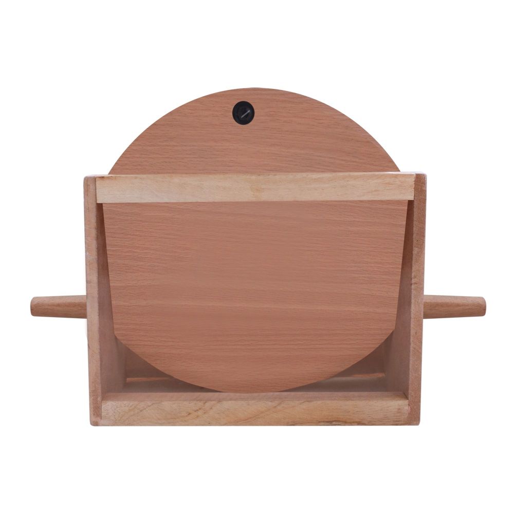 Amwares Mango Wood Round Board+Pin Roller With Stand LF.W, 11 Inches, 006003 - Image 2