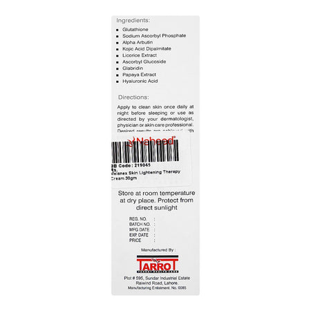 Melanex Skin Lightening Therapy Cream, 30g - Image 3