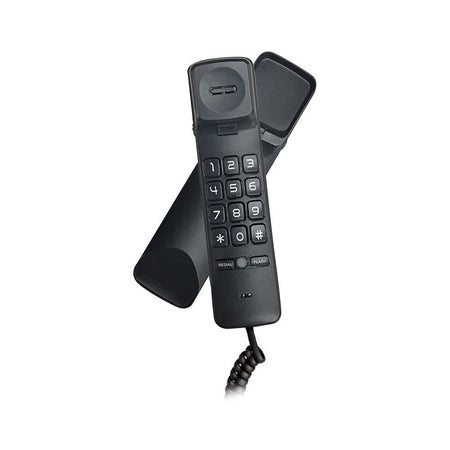 Uniden Trimline Caller ID Landline  Phone, Black, CE8102 - Main Image