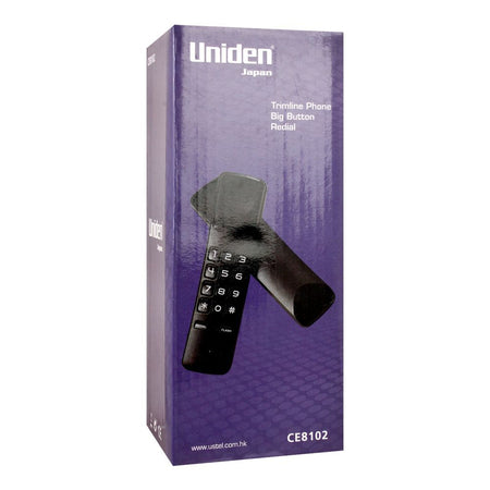 Uniden Trimline Caller ID Landline  Phone, Black, CE8102 - Image 2