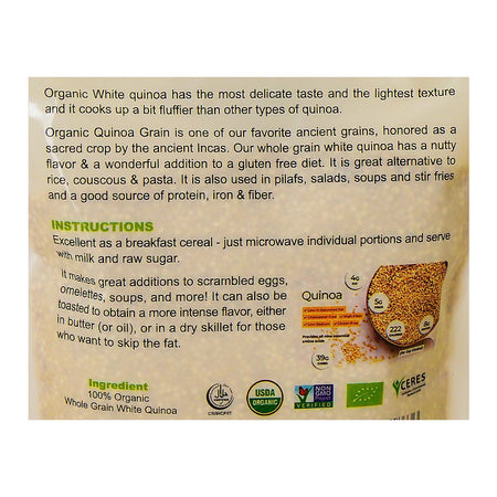 The Earth's White Quinoa, 250g - Image 3