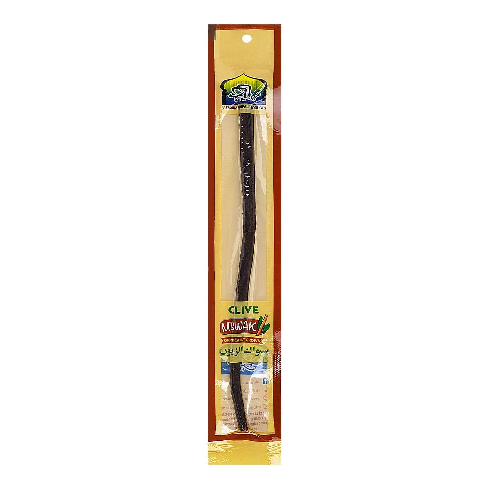Al Khair Olive Thin Miswak Natural Toothbrush, 1-Pack - Main Image