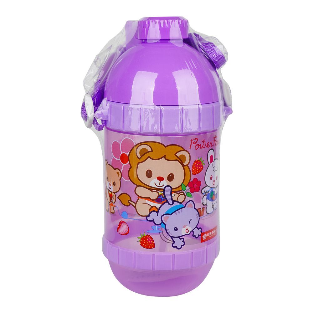 Lion Star Plastic Sonic Water Bottle, 650ml, Purple, N-65 - Main Image