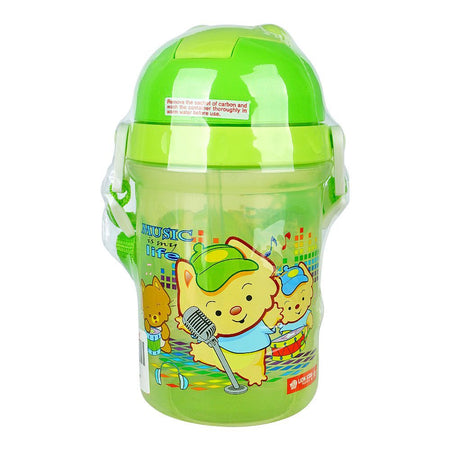 Lion Star Plastic Rocco Water Bottle, 600ml, Green, NN-10 - Main Image