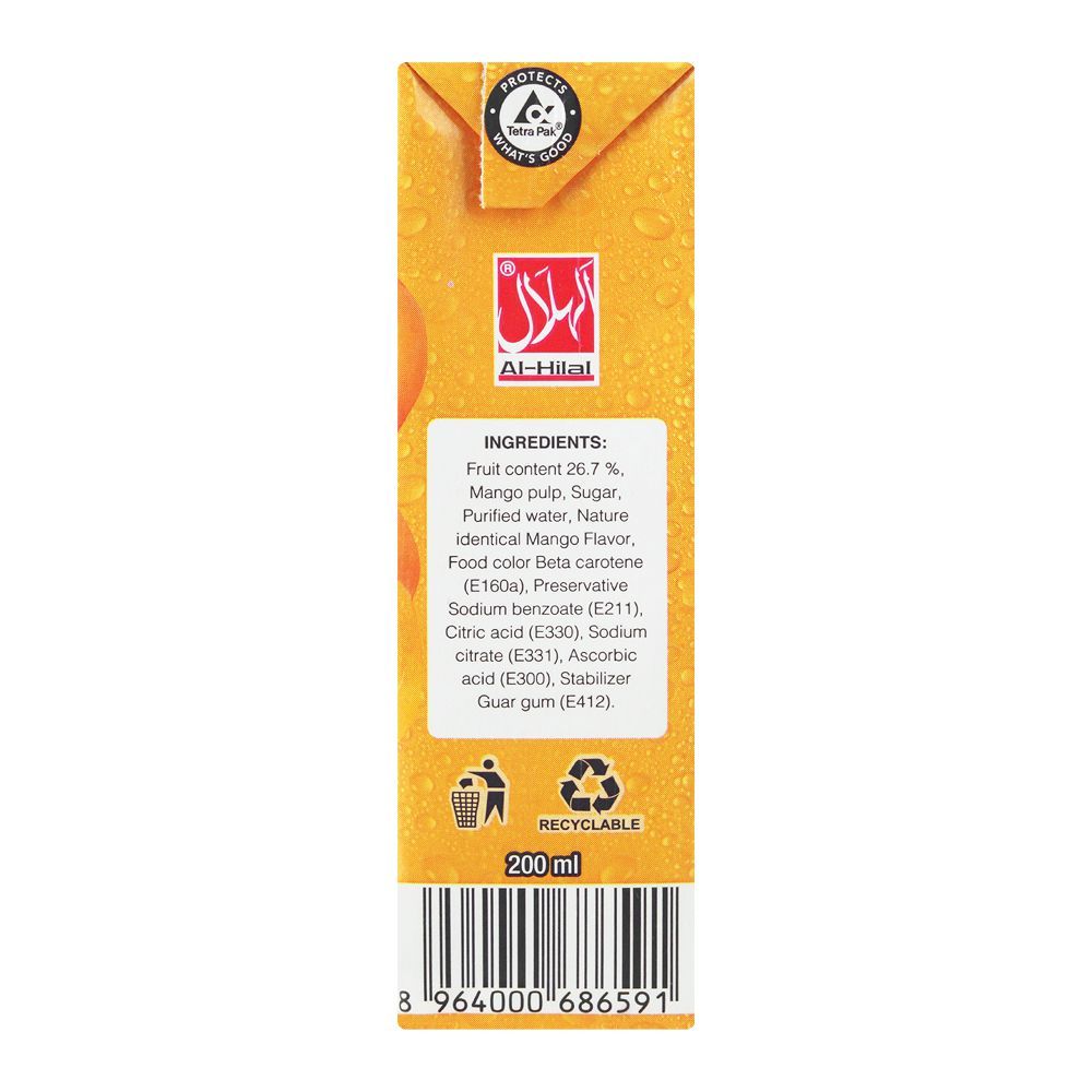 Fresher Mango Nectar Fruit Drink, 200ml - Image 2