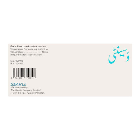 Searle Vocinti Tablet, 10mg, 14-Pack - Image 2