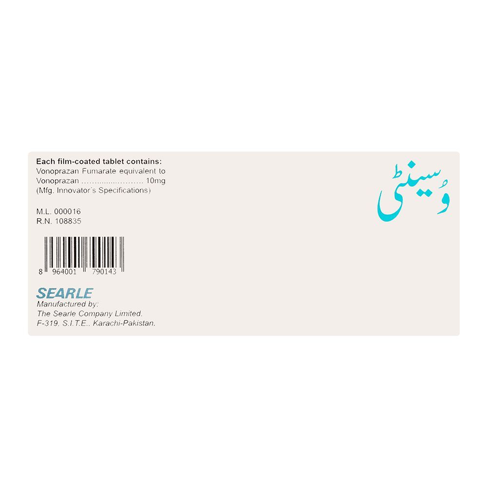 Searle Vocinti Tablet, 10mg, 14-Pack - Image 2