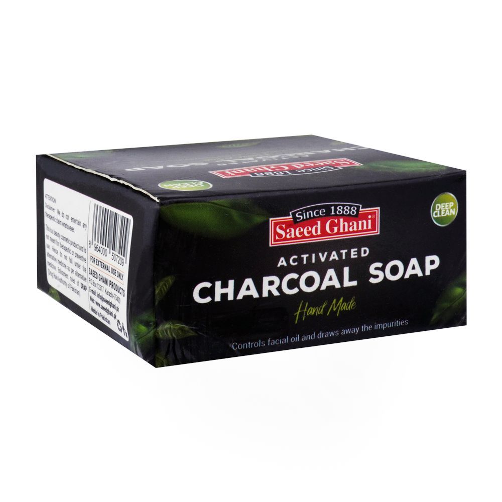 Saeed Ghani Hand Made Activated Charcoal Soap Main Image